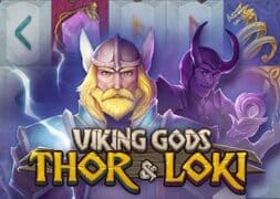Viking Gods Thor and Loki